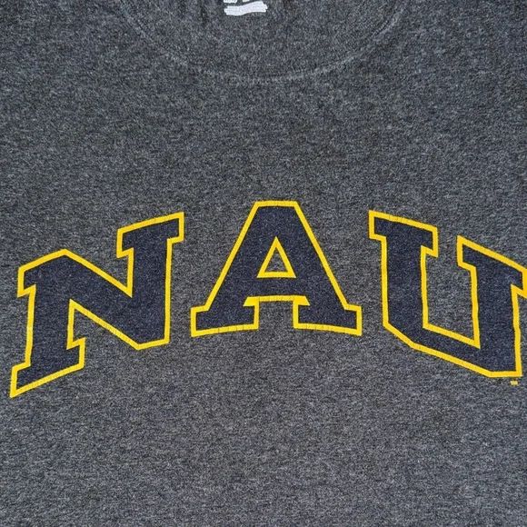 Champion Charcoal Tee with Yellow NAU Lettering - Picture 3 of 7